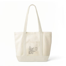 Snowflake Wedding Tote Bag