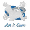 Snowflake Westie Embroidered Shirt embroidered shirts