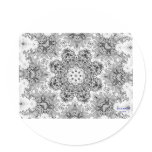 SNOWFLAKEjpg Round Stickers