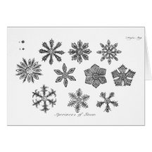Snowflakes -- 1791 greeting cards