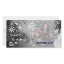 SNOWFLAKES ,black ,white,grey