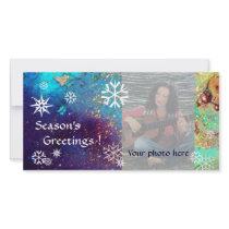 SNOWFLAKES, blue,green,white,yellow