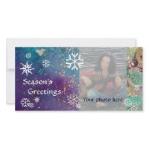 SNOWFLAKES, blue,green,white,yellow