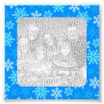 Snowflakes Border Photo