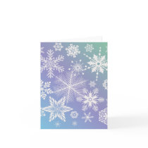 SNOWFLAKES GREETING CARD