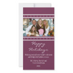 Snowflakes Christmas Photo Card photo cards