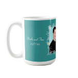 Snowflakes Frame Personalised Photo Mug