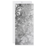 snowflakes gray greys winter digital realism layer rack cards