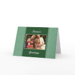 Snowflakes - Green cards