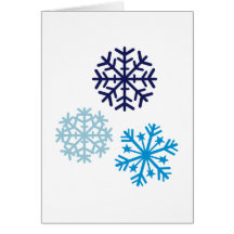 Snowflakes Greeting Cards