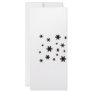 snowflakes icon rack card design