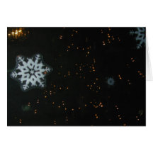 Snowflakes & Lights card