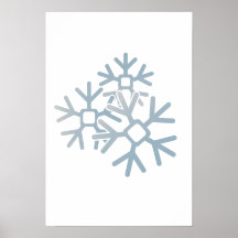 Snowflakes Poster