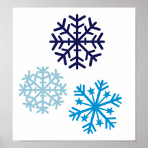 Snowflakes Poster