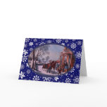 Snowflakes Sleigh Ride At The Farm cards
