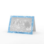 Snowflakes Template Greeting Cards