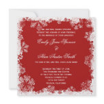 Snowflakes Wedding Invitation
