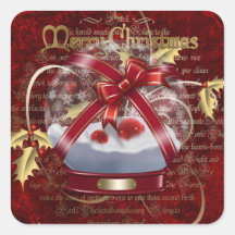 Snowglobe Christmas Sticker