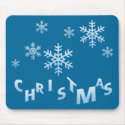 Snowing Christmas mousepads