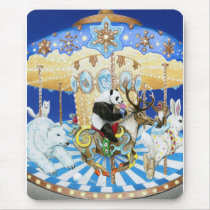 Snowland Carouself Mouse Pads