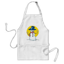 snowman1 colour apron