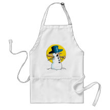 snowman3 colour aprons