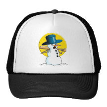 snowman3 colour trucker hats