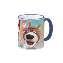 snowman and reindeer mug