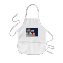 Snowman apron