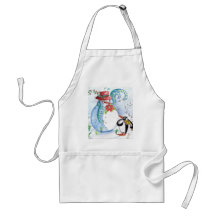 Snowman Aprons