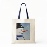 Snowman Canvas Bag