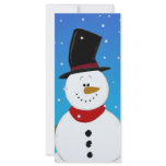 Snowman - Blue rack cards