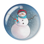 SNOWMAN BUBBLE 3 by SHARON SHARPE Magnets