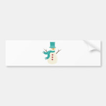 Snowman Bumper Stickers