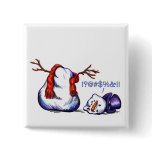 Snowman buttons