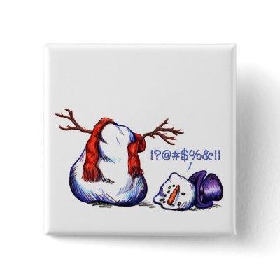 Snowman Pins by Jack_of_Arts