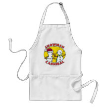 Snowman Cannibal Aprons
