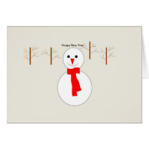 Snowman card