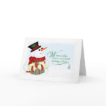 Snowman Christmas Card