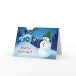 Snowman Christmas card