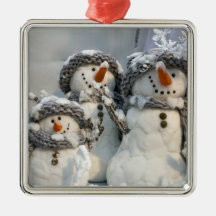 snowman Christmas Christmas Tree Ornaments