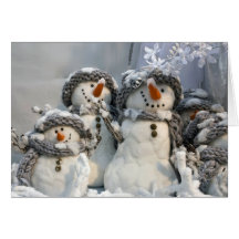 Snowman Christmas Greeting Cards