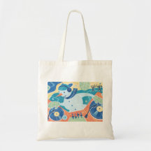 Snowman DJ Christmas Dance Party Bag