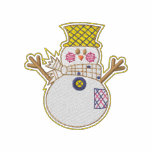 Snowman embroidered shirts