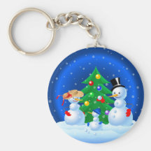 Snowman Family Key Chains