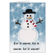 Snowman Greeting card