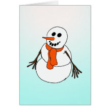 snowman greetingcard