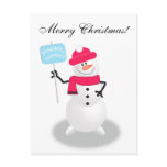 Snowman Happy Holidays