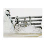 Snowman in winter in the Netherlands Post Cards