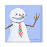 snowman magnet